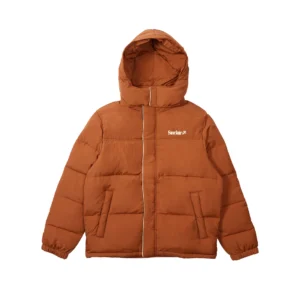 Sinclair Down Puffer Brown Jacket