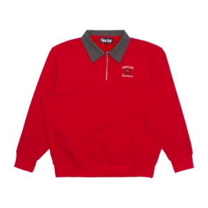 Sinclair Stallions Red Zip Sweater